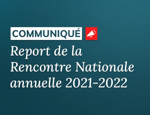 Report de la Rencontre Nationale